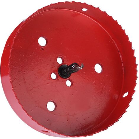 Scie cloche 150 mm, ensemble de fraises bimétalliques M42 avec mandrin hexagonal et forets à métaux de centrage Kit de scie (1/4)