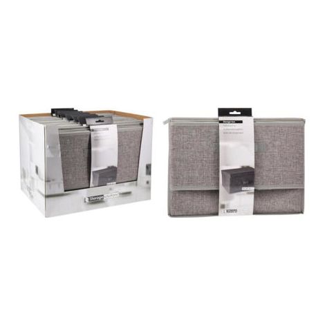 CAJA ALMACENAJE PLEGABLE GRIS