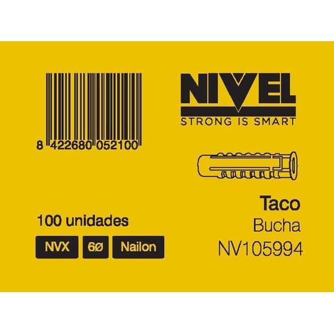 Taco 06 Nvx Nylon Nivel 100 Pz