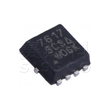 VISHAY Original SI7617DN-T1-GE3 PAK1212-8 P-channel MOSFET electronic component chip 30V/35A, 5 units per pack.