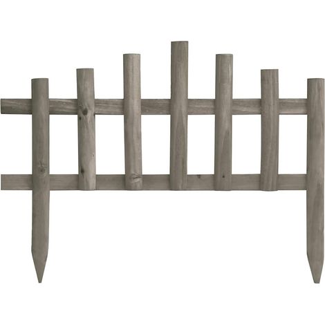 Bordure de jardin 10 pcs Bois de sapin 4,4 m (1/5)