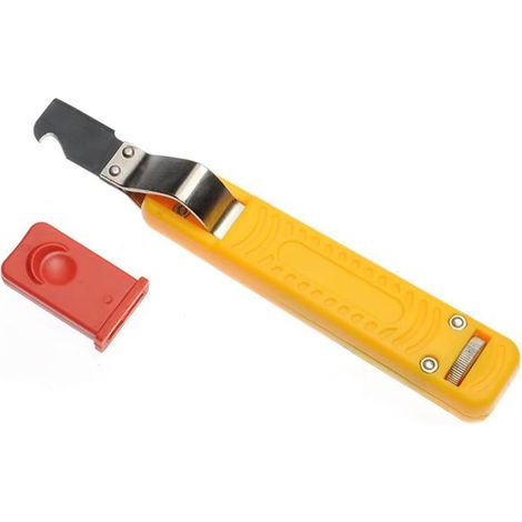 Pince à Dénuder, Dénude cables, Couteau à Dégainer pour Cables ronds courants 4 à 16 mm de diamètre, outil de dénudage de fil, Dégaineur pour cables ronds (1/5)