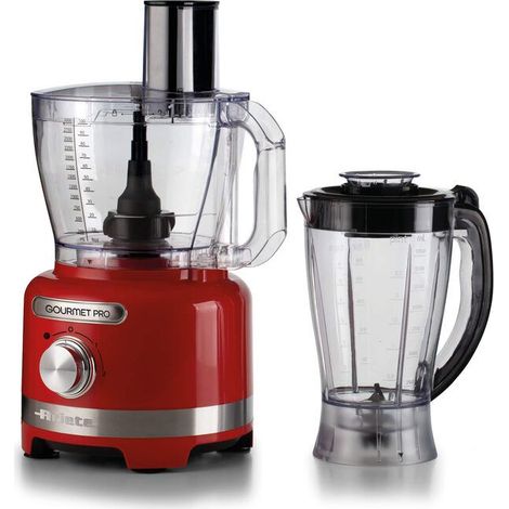 Ariete Gourmet Pro Moderna 1782 Robot da cucina rosso con tritatutto 3L e frullatore 2L (1/5)