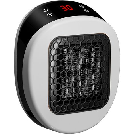 Elektrischer Mini-Heizlüfter, Steckergerät, 600 Watt, elektrische Heizung, Keramikmaterial, energiesparend, heizt schnell auf. (1/4)