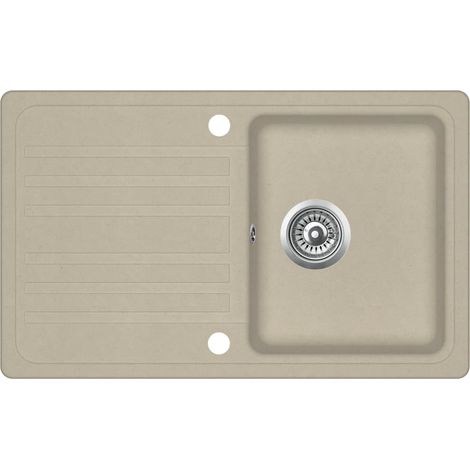 Lavello da cucina monovasca 765 x 46 cm granito beige 020002334
