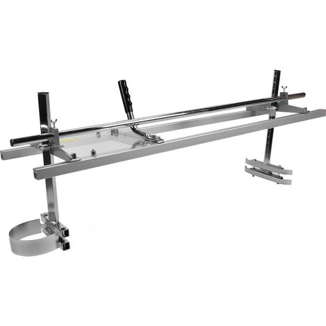 Scierie à chaîne portable 48 pouces avec système de guidage sur rail et barre de fraisage pour le sciage de planches métalliques (1/5)