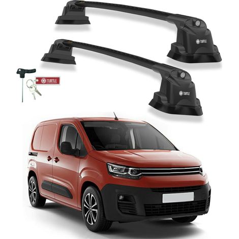 TURTLE kompatibel mit Citroen Berlingo 2019-2025 Dachträger Air3 Schwarz (1/5)