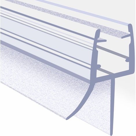 Joint Bas De Porte Douche 90cm - Pour Verre 5-8mm - PVC Souple Étanche Anti-Moisissure - Installation Sans Colle (1/5)