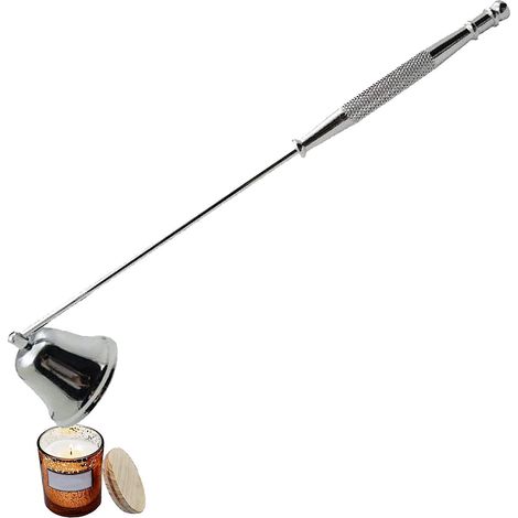 distributeur De Bougies (argent), Extincteur Bougies, Ensemble D'accessoires Pour Bougies Long Manche En Acier Inoxydable, Extincteur, Bougie D' (1/5)