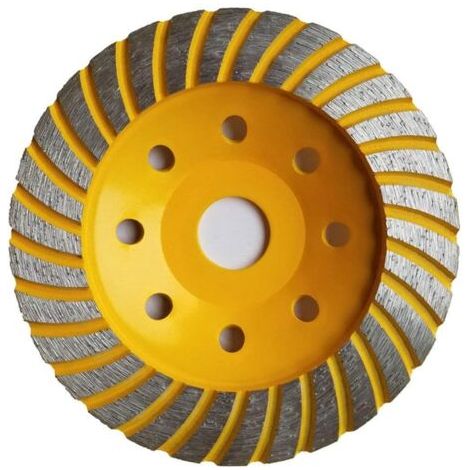 BUNTHAUS Meule diamantée 115 x 22,2 mm Meule diamantée Turbo pour le béton, le granit, la pierre, le marbre, la pierre, la maçonnerie, le plâtre, le béton ciré (1/3)