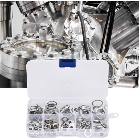 Packung mit 200 hochwertigen Aluminiumscheiben, hitzebeständig, verpackt in einer Schachtel. (1/5)