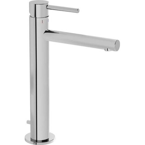Robinet lavabo pour vasque à poser - VitrA A42569 - Chromé - Hauteur 196 mm - Économie d'eau