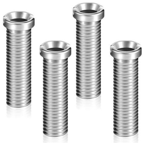 4 Pièce Vis pour Panier D'évier Acier Inoxydable Filtres D'évier Facile à Installer 45mm  M12 Vis Creuse Fixation Bouchon Crépine Accessoires pour Bouchon Crépine de Lavabo