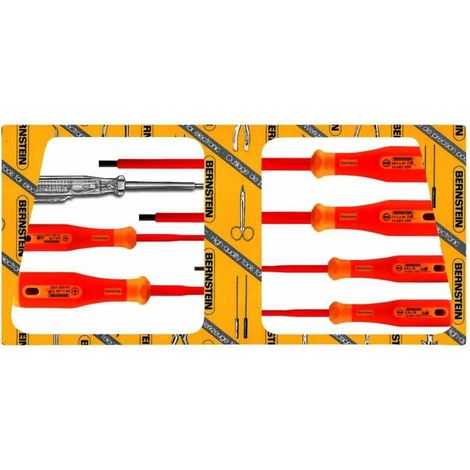 Bernstein 14-650 VDE Juego de 7 destornilladores multicolores