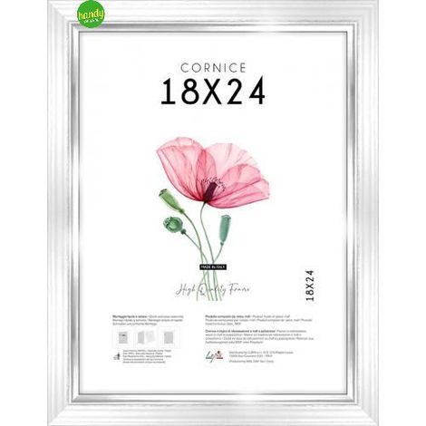 Cornice Lupia WHite Silver 18x24cm