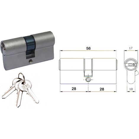 Cilindro Sagomato Nichelato Mm 60 30X30 E 8209 ISEO