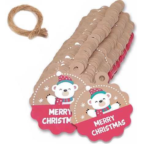 Étiquettes « Joyeux Noël », événements, fêtes et célébrations de la saison des fêtes – Idéales pour les cadeaux de Noël (1/4)