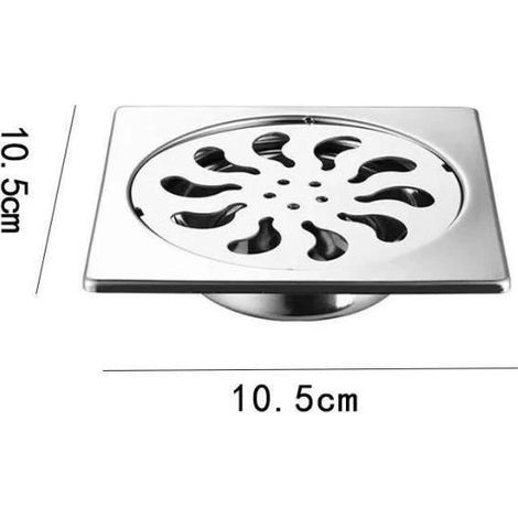 drain-de-douche-carre-10-5x10-5-cm-dn75-en-acier-inoxydable-96736645
