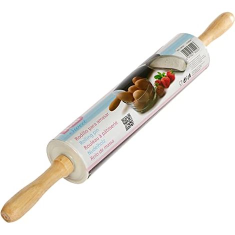 Ibili mattarello nero 45 cm leggero e robusto (1/4)