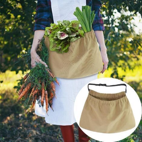 Picking bag, vegetable garden/orchard bag, fruit picking bag, waist carry tool bag, multifunctional jungle storage bag (1/3)