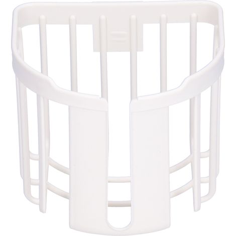 Étagère toilettes sans perçage, grande capacité, support mural pour rouleau de papier toilette, salle de bain, maison (blanc) (1/5)