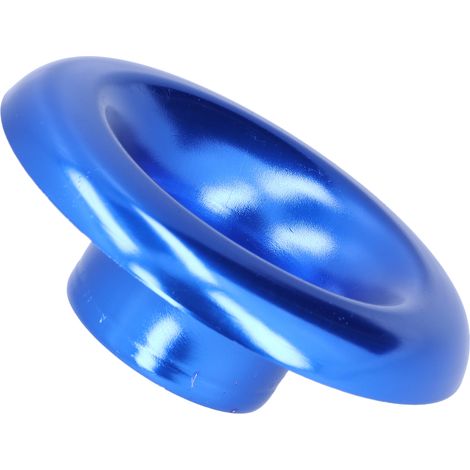 Adaptateur de cornet d'admission d'air froid court pour voiture, 73 mm/2,9 pouces, bleu