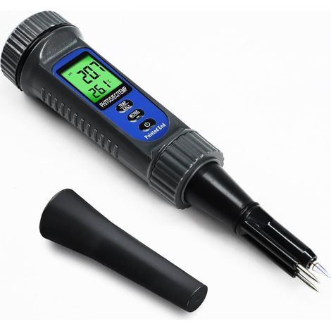 Testeur Alimentaire 4-en-1 pH, TDS, EC et Température — Sonde 3 points Haute-Précision, ATC Intelligent, Électrode Interchangeable pour Aliments Liquides/Solides, Soins Peau (1/5)