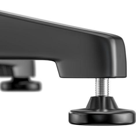 Bartisch 2 In 1 Schwarz 60 Cm H Henverstellbar Klappbar