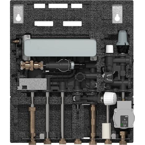 Danfoss Stazione appartamento EvoFlat 4,0 M1 per riscaldamento a pavimento, 10 bar, 95C, 183B2000