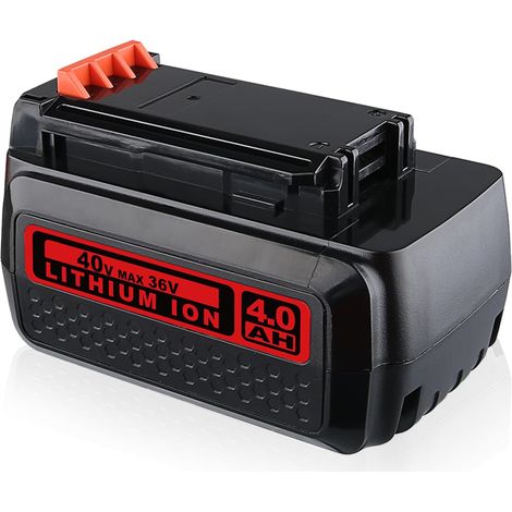 2 pièces 4.0Ah Lithium LBXR36 remplacer pour Black + Decker 40V batterie broche LBX2040 LBXR2036 LCS1240 adapté aux outils électriques 36V/40V MAX (1/5)