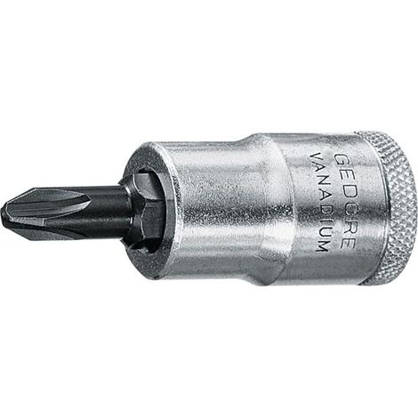 Inserti a bussola IKS 19 1/2 pollici PH PH 2 L.60mm (1/4)