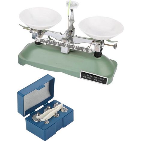 Balance pédagogique de 200 g, plateau de balance, matériel pédagogique de laboratoire (1/5)