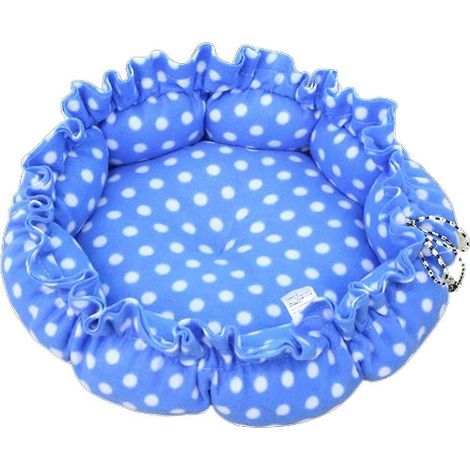 Tapis rond pour chat avec cordon de serrage, idéal pour niche ou chat, pour l'hiver - XL - 24 (1/5)