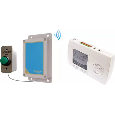 Sonnette sans-fil extérieure 900m longue distance bouton autonome haute résistance et carillon intérieur (gamme DA600+) (1/5)