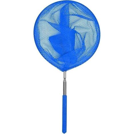 UlisemFilet d'épuisette télescopique pour piscine Filet de nettoyage en acier inoxydable Épuisette télescopique pour bassin avec poteau télescopique pour femmes, hommes et (1/4)