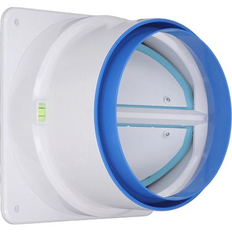 Clapet anti-retour automatique anti-odeurs pour hottes de cuisine, compatible avec les tuyaux de 150 à 180 mm de diamètre. (1/5)