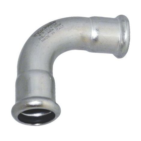 Codo de 90° Ff 28 Inox a Crimpar