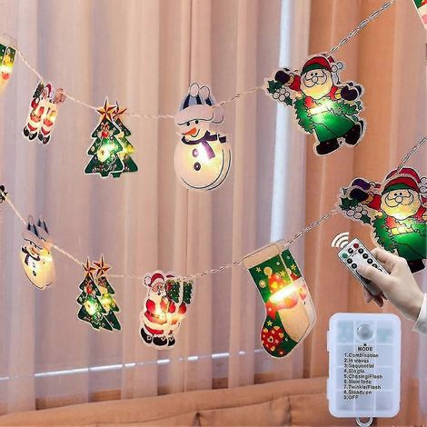 Weihnachtsdekoration, Lichterketten für den Innenbereich, Fensterdekoration, Deko... (1/5)