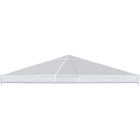 Abdeckung Pavillon 3x3m, wasserdicht stabil Winterfest Schutzhaube, Pavillondach Ersatzbezug für Gartenpavillon, Ersatzdach Regenschutz Plane für Gartenzelt, Transparent Aosom