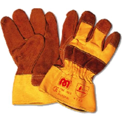 Amerikanischer Spaltlederhandschuh 1 starrer Ärmel T-U788NEA