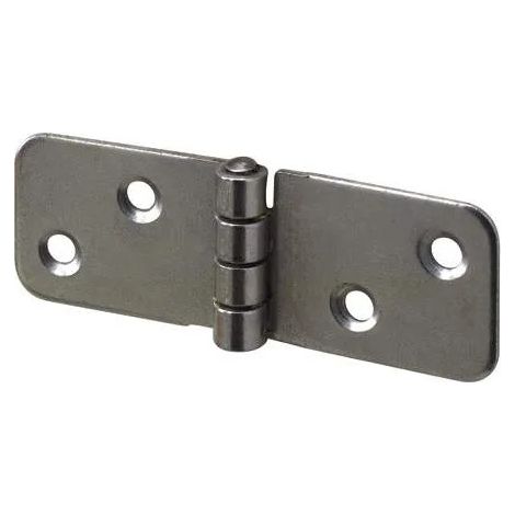 Scharnier breit Bettauszug, B80 H20, 2 Stück