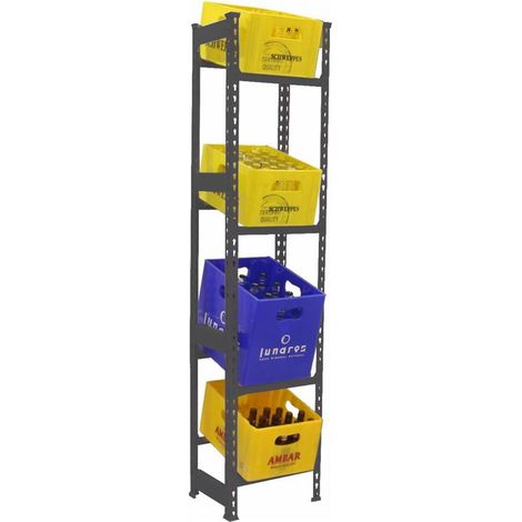Estantería Simonrack Simonbottle 4-2000x400x300 antracita