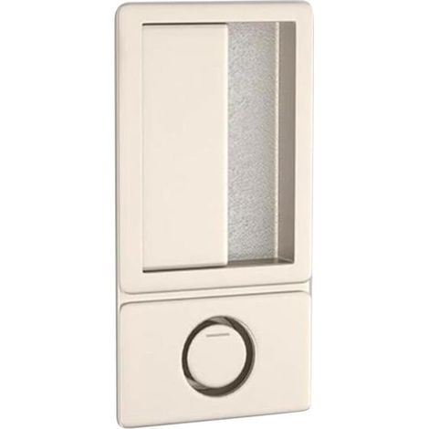 Verrou de porte encastré silencieux sans poignée - Loquet invisible pour intérieur de salle de bain - Alliage de zinc - 13,6 x 7 cm (1/5)