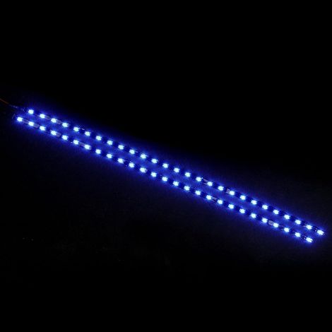 Lot de 2 bandes lumineuses LED bleues pour éclairage DIY/MOC - Kit d'éclairage LED - Lumières décoratives compatibles avec Lego et autres briques de marque majeur (1/5)
