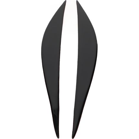 Paire de moulures de phares avant noires laquées pour BMW Série 3 F30 (2013-2015) (1/5)