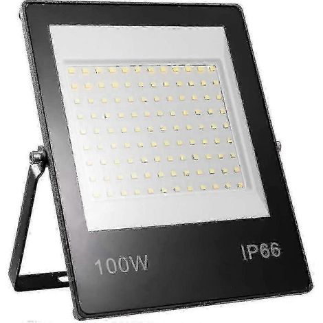 Yinet - Projecteur LED extérieur 10000 lm 100 W, blanc chaud 3000 K, étanche IP66, pour la sécurité (1/5)