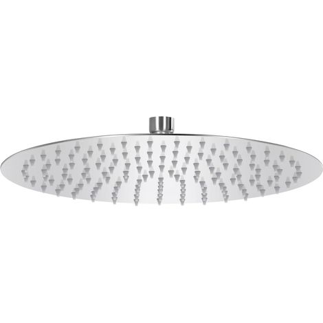 Pomme de douche pluie 30 cm ronde acier inoxydable
