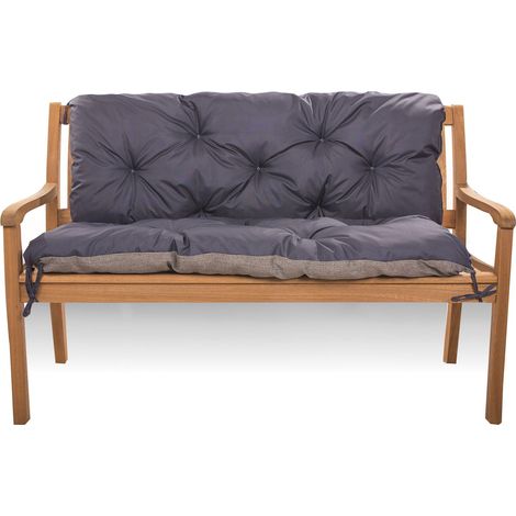 Coussin pour banc de jardin 140x50x50cm, coussin de jardin Bleu, coussin de balançoire, coussin de banc extérieur, coussin de banc de jardin (1/5)