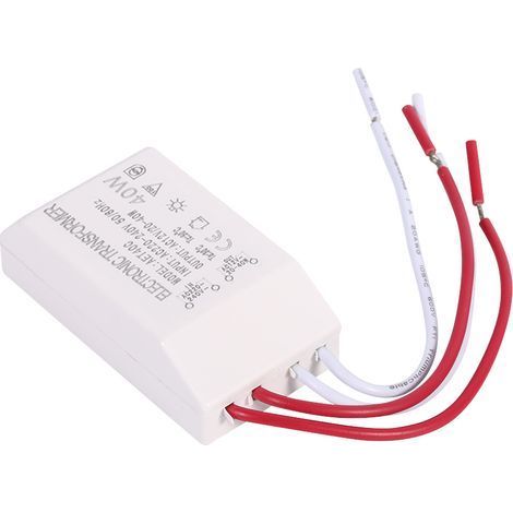 Elektronischer Transformator-Netzteil-Treiberadapter für Halogenlampen, AC220V240V-AC12V (40W) (1/4)