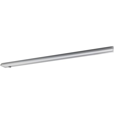 L&S Ucon Unterbauleuchte LED-Unterbauleuchte Arbeitsplatzleuchte 4000 K neutralweiß schwenkbar 579 mm alufarbig Aluminium